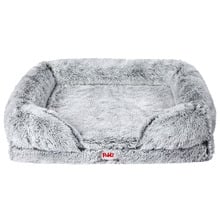 Grey PaWz Memory Foam Dog Cushion